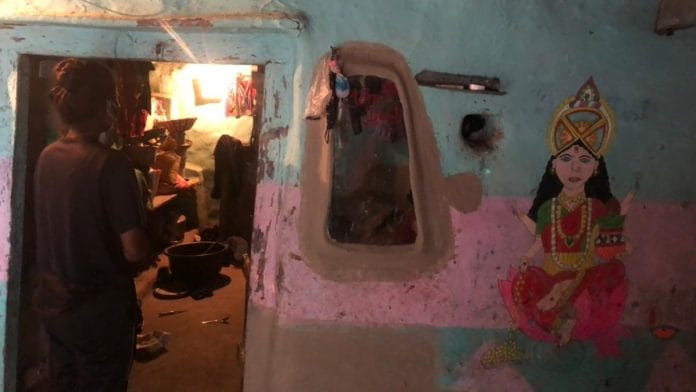 Nandini, a 15-year-old beneficiary of the 'Shuruaat Pad Bank', at her home in a Prayagraj slum | Jyoti Yadav | ThePrint