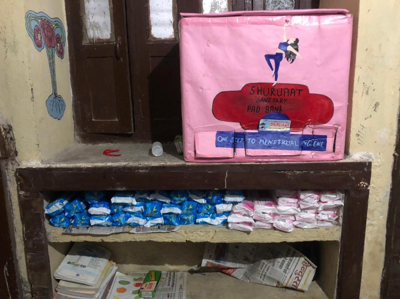 The pad bank was set up in January 2021 | Jyoti Yadav | ThePrint