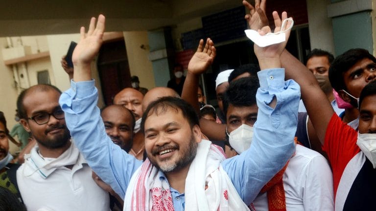 Akhil Gogoi retains Assam’s Sibsagar seat in tight contest, Raijor Dal chief improves win margin