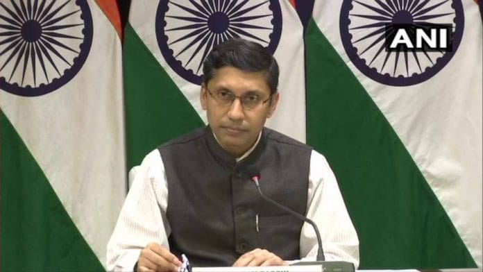 File photo of Ministry of External Affairs Spokesperson Arindam Bagchi | Twitter @ANI