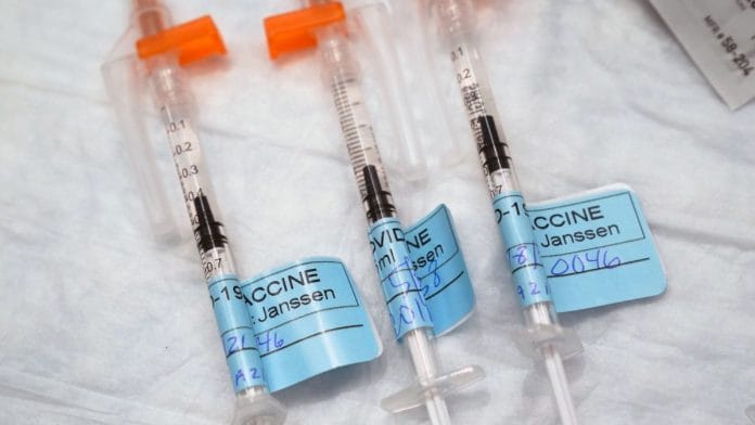 Doses of the Johnson & Johnson Janssen Covid-19 vaccine in Atlanta, Georgia | Photographer: Elijah Nouvelage | Bloomberg