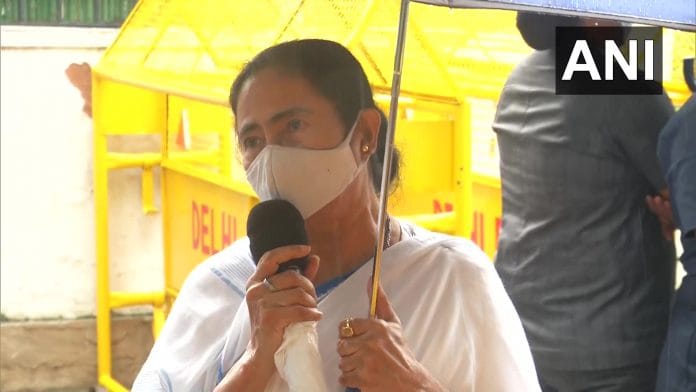 West Bengal CM Mamata Banerjee in Delhi Tuesday | ANI