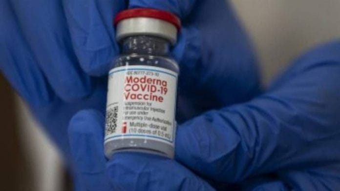 Representative Image | A vial of Moderna Covid vaccine | ANI