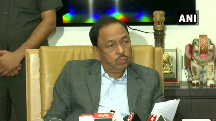 File photo of BJP leader Narayan Rane | Twitter/@ANI