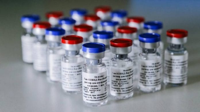 Vials of Russia's Sputnik V Covid vaccine | Twitter/@sputnikvaccine