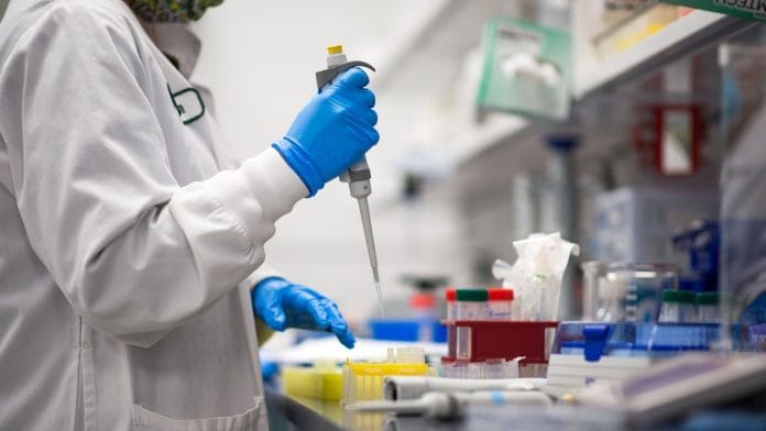 A scientist works in the lab at the University of British Columbia in Vancouver, Canada | Photographer: James MacDonald | Bloomberg