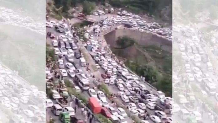 A grab from the viral video.