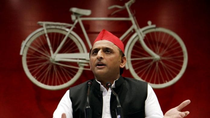 File photo of Samajwadi Party chief Akhilesh Yadav| ANI