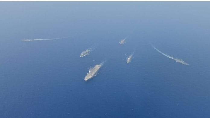 Indian Navy warships | Representational image | Twitter | @indiannavy