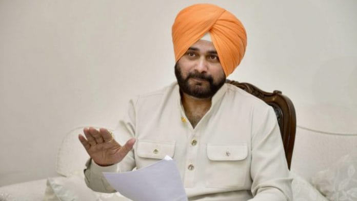 File photo of Punjab Congress chief Navjot Singh Sidhu | PTI