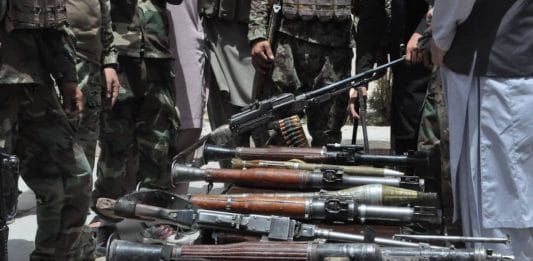 File photo | Taliban among seized by Afghanistan Army at Zabul | Twitter/@MoDAfghanistan