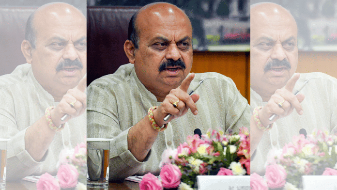 File photo of former Karnataka chief minister and BJP leader Basavaraj Bommai | PTI