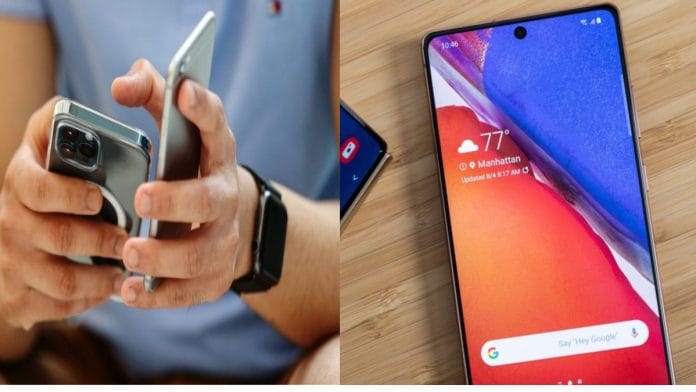 File image of Apple's iPhone and Android Galaxy smartphones | Bloomberg