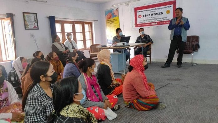 (Representational image) A TB awareness camp at Khaltsi in Leh district | Photo: Twitter/@DIPR_Leh