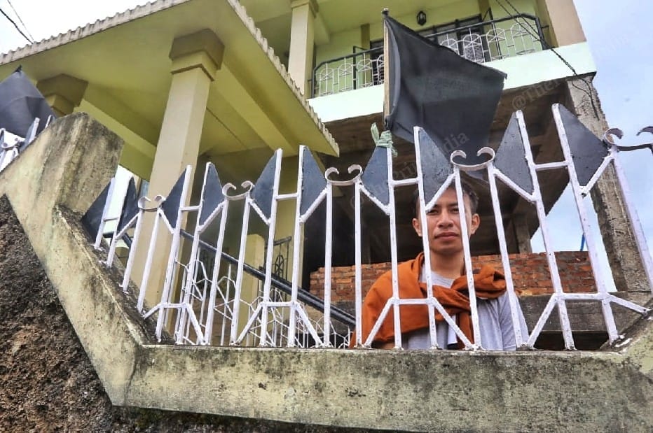 Cherishterfield Thangkhiew's house in the Mawlai region of Shillong, Meghalaya | Photo: Praveen Jain | ThePrint