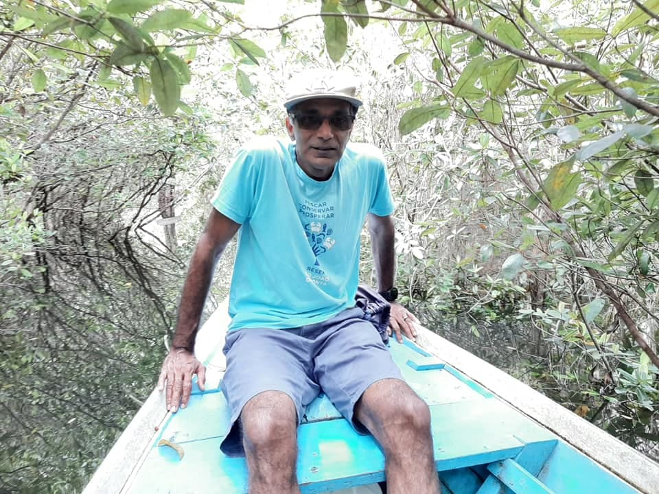 Thomas spent over five years on a diesel boat in the Amazon forests to reach far-flung communities, Photo: Shaji Thomas/Facebook