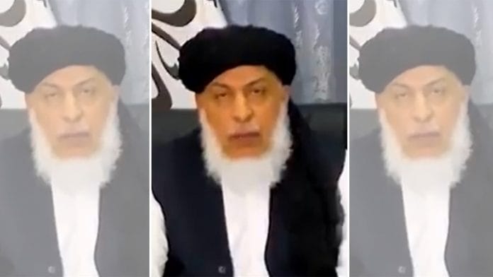 Sher Mohammad Abbas Stanikzai, the Taliban’s head of political office in Doha. | Photo: Twitter/@indyurdu