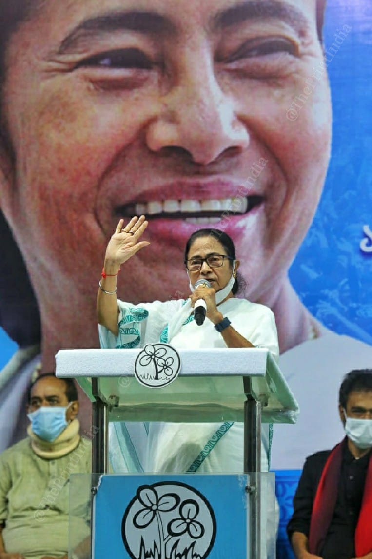 CM Mamata Banerjee slammed the Centre for not allowing her to visit Rome | Photo: Praveen Jain | ThePrint