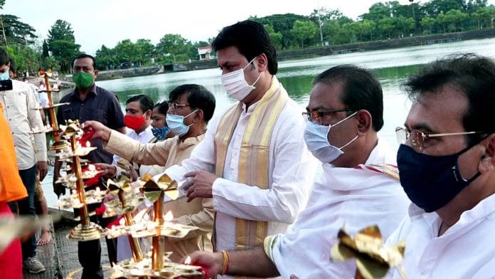 File image of Tripura Chief Minister Biplab Kumar Deb | ANI