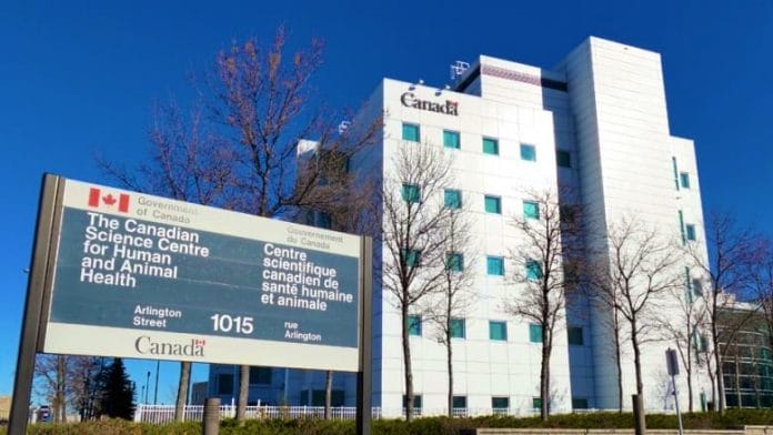 Canada's National Microbiology Laboratory | Twitter | @AnonHeel