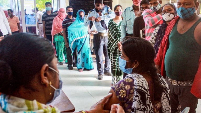 Why Covid cases in India are decreasing, despite low double vaccination rate