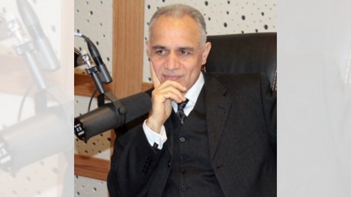 File photo of Afghanistan's Permanent Representative at UN, Ghulam Isaczai | Twitter /@G_Isaczai