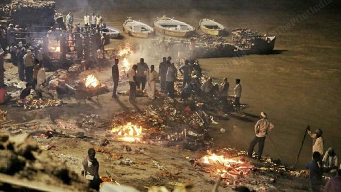 Manikarnika Ghat, the holiest cremation ground in Hinduism | Photo: Praveen Jain | ThePrint
