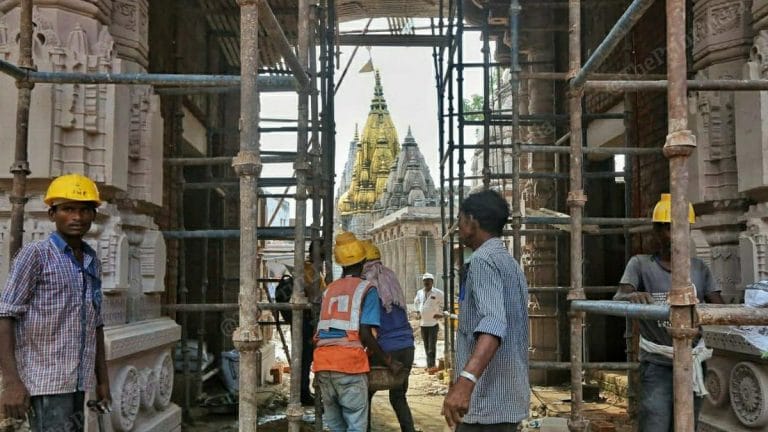 Kashi Vishwanath has become a construction site. Varanasi’s piousness is the cost