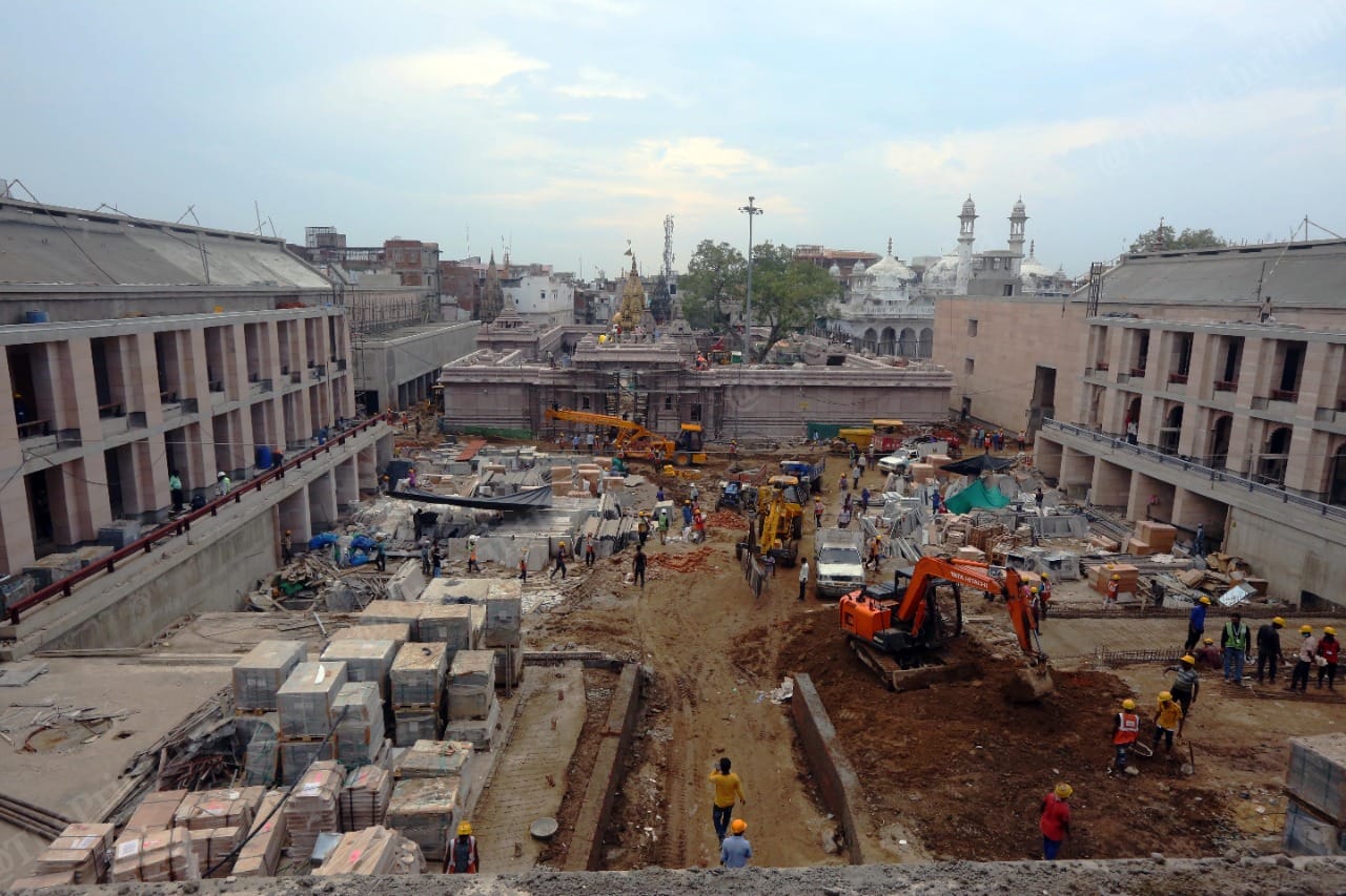 An overall view of the construction site| Photo: Praveen Jain | ThePrint