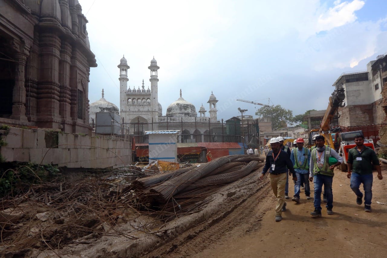 Inspection being carried out at Construction site | Photo: Praveen Jain | ThePrint