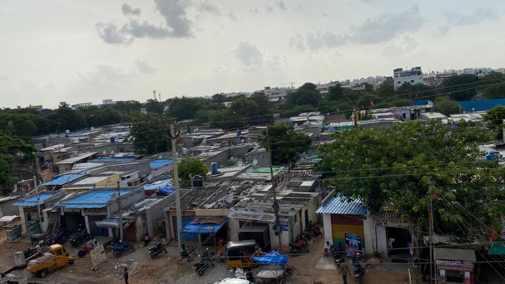 The Singareni slum in Hyderabad where a six-year-old was allegedly raped and murdered, in Hyderabad, Telangana | Rishika Sadam | ThePrint