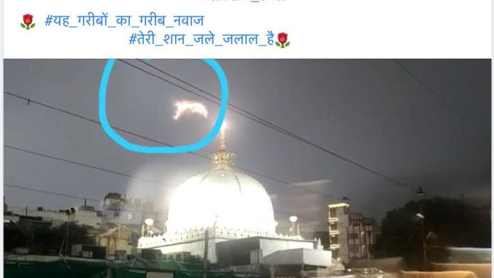 A screengrab from the video shared on Facebook.