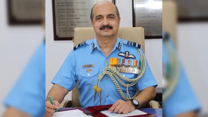 Air Marshal VR Chaudhari | Twitter/@PIB_India