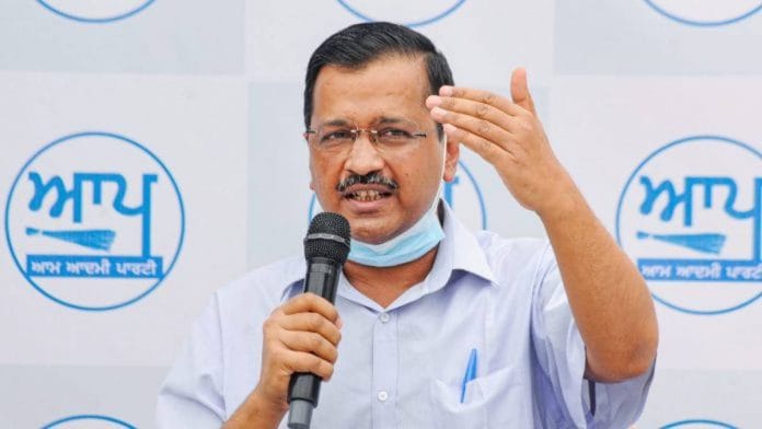 Delhi CM and AAP chief during a press conference in Amritsar in June | PTI