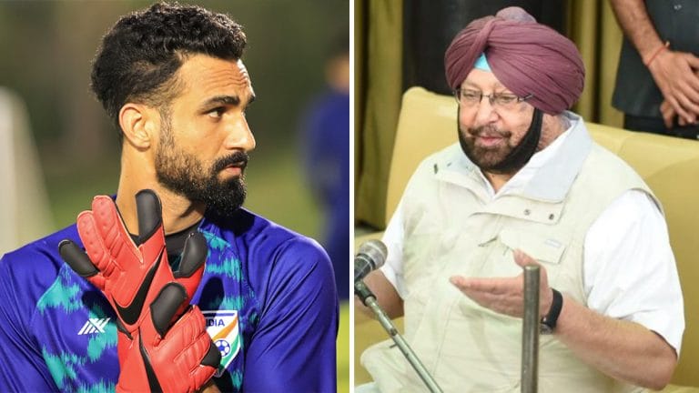 Amrinder, not Amarinder: India football keeper confused for Punjab ex-CM says ‘stop tagging me’