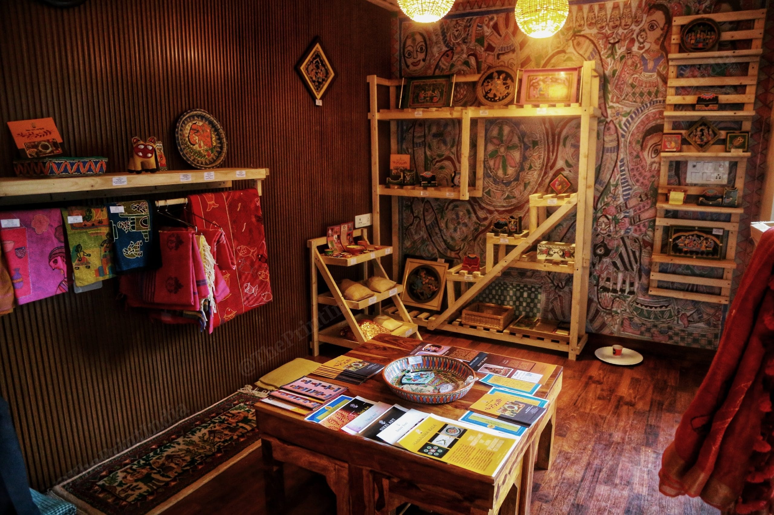 The store has been opened during the festive season in hope of getting more business |Photo: Manisha Mondal | ThePrint