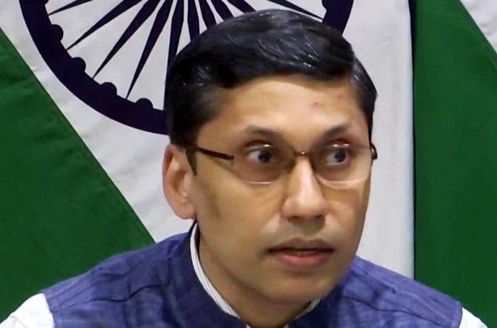 Ministry of External Affairs spokesperson Arindam Bagchi during press conference in New Delhi | ANI File Photo