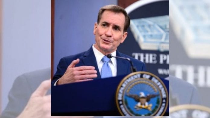 File photo of John Kirby | Twitter @PentagonPresSec