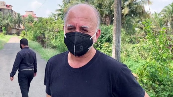 Tarun Tejpal, former Editor-in-Chief of Tehelka Magazine speaks to the media in Panaji, on 21 May 2021 (file photo) | ANI photo
