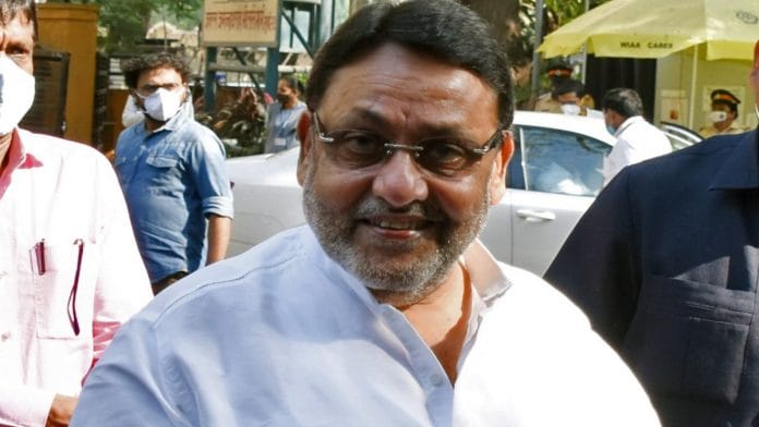 File image of Maharashtra minister Nawab Malik | ANI