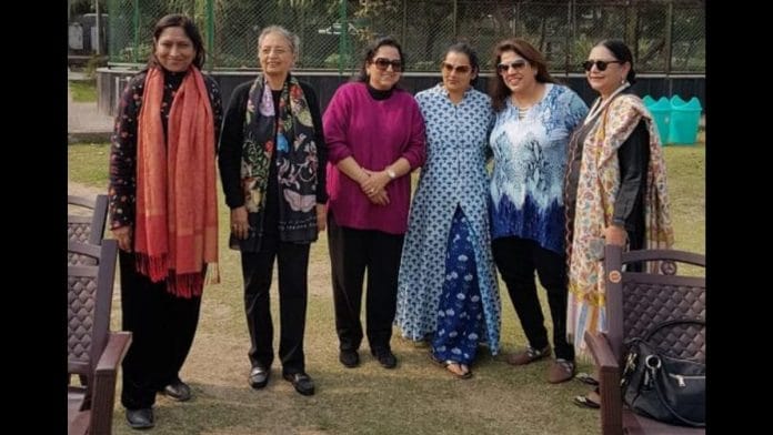The group of women who are heading the waste segregation initiative in Sector 47, Noida | Photo Credit : Nirmal Poddar