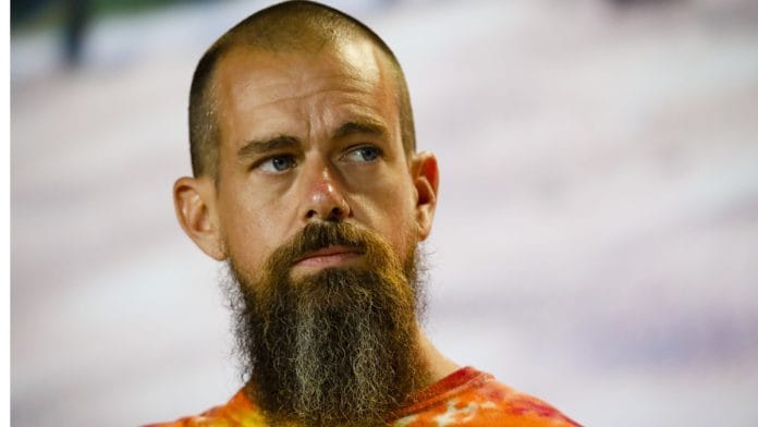 Jack Dorsey, co-founder and CEO of Twitter and Square, during the Bitcoin 2021 conference| Bloomberg