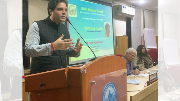 File photo of BJP MP Varun Gandhi | Twitter /@srivarungandhi