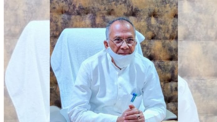 File photo of Chhattisgarh Home Minister Tamradhwaj Sahu | Twitter/@tamradhwajsahu0