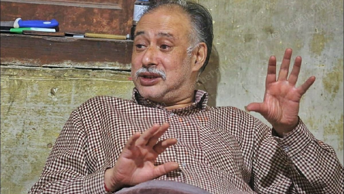 Sanjay Tickoo, who heads the Kashmiri Pandit Sangharsh Samiti | Photo: Praveen Jain/ThePrint