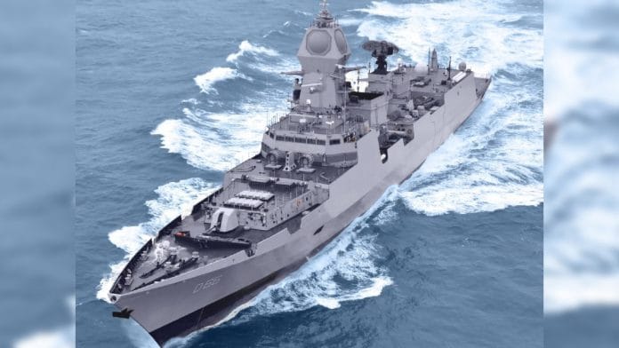 A P15B stealth Guided Missile destroyer