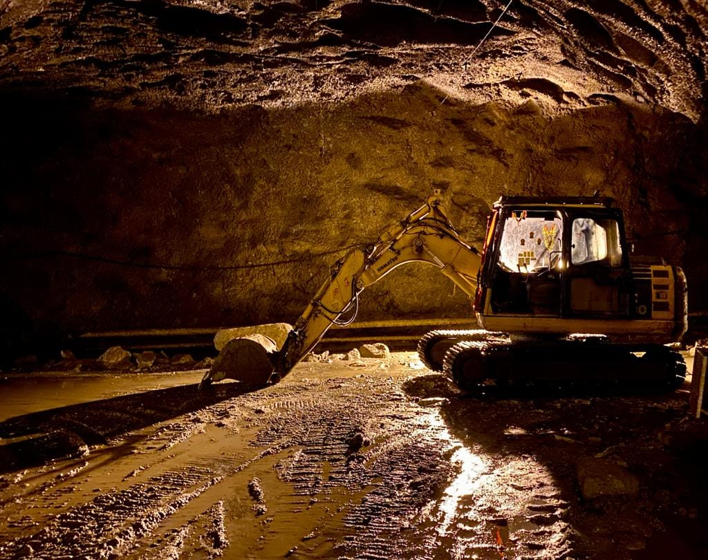 Work ongoing at the under-construction Sena Tunnel in Arunachal Pradesh. | Photo: Nirmal Poddar/ThePrint
