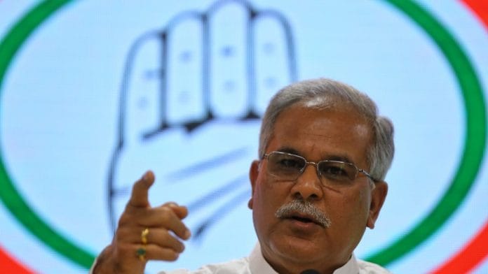 File photo of Chhattisgarh Chief Minister Bhupesh Baghel | Photo: Suraj Singh Bisht | ThePrint