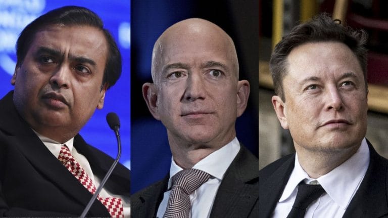 Mukesh Ambani joins $100 billion club among world’s richest Jeff Bezos, Elon Musk