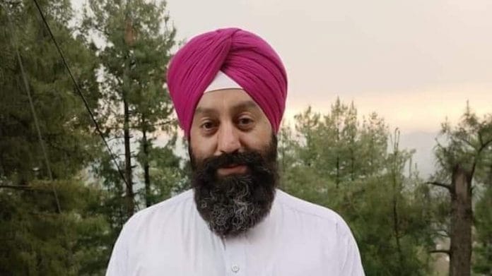 File photo of Satnam Singh | Manjeet Singh/Twitter